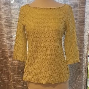 Banana Republic lime green top sz4 NWT